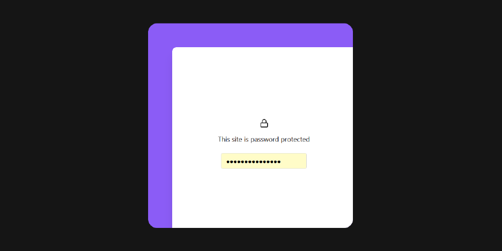 obsidian publish password